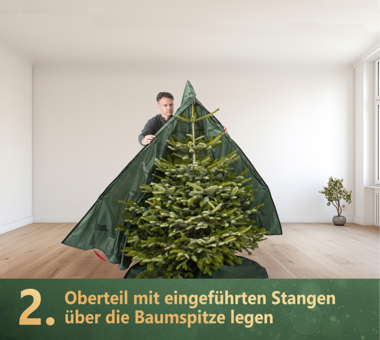 Eine viewedervendbare Weihnachtsbaumhülle kann jeder gebrauchen.